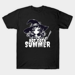 Hot Goth Summer - Anime Halloween T-Shirt